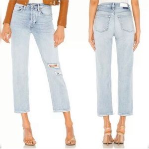 RE/DONE Stovepipe Jean Lived In Light